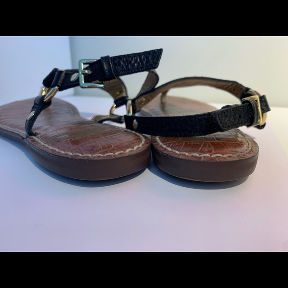Sam Edelman Greta leather black thong sandal (5) - Picture 9 of 10